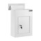AdirOffice White Steel Through the Wall Drop Box with Adjustable Chute Mail Receptacle and Suggestion Cards (25 Ct.)